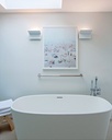 Aplique Cuma blanco R7s 117mm 200W
