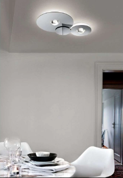 Plafón Bugia doble 3000K 120V