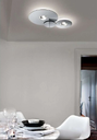 Plafón Bugia doble 3000K 120V