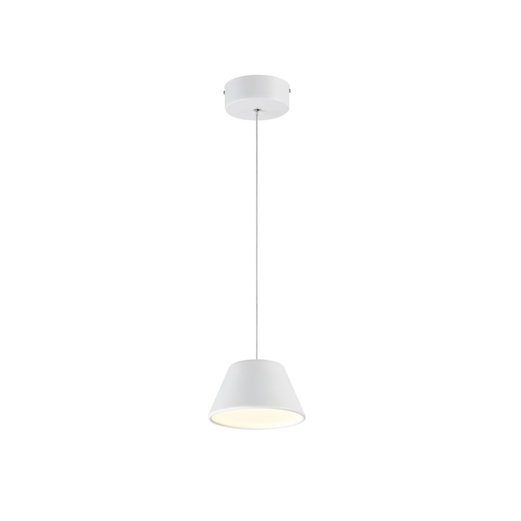 Lámpara colgante Ø160xH1500mm semi cónica led 9W 3000K Triac