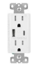 [FH-FTR15C- 3600-WH] Tomacorriente (125V~/15A) con USB (3.6A Tipo A y C) -Lumia