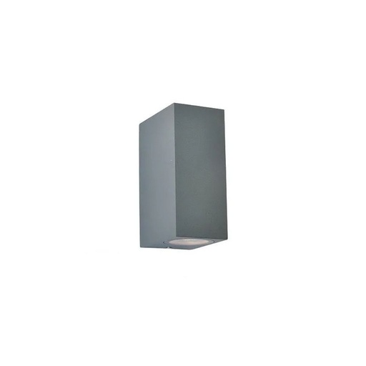 [VY-W0534] Aplique rectangular de cemento IP54 2xGU10 8x9.6x19.6cm