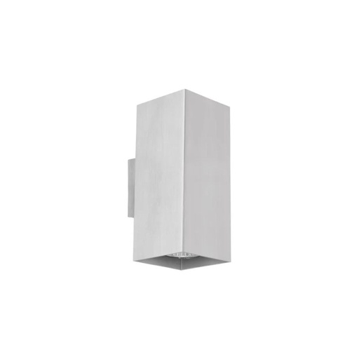 Aplique rectangular de cemento IP54 2xGU10 7.5x7.5x25cm