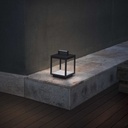 Lámpara de pie/mesa portátil Kerala gris oscuro led 5W 3000K