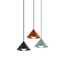 Lámpara colgante IP44 difusor cónico con 2m de cable φ160x135mm 120V 3.5W 3000K