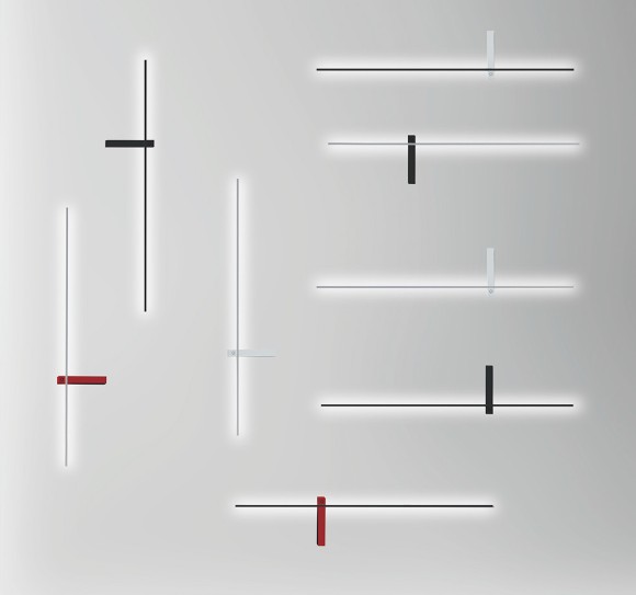 Aplique IP23 lineal luz indirecta base rectangular 120V 