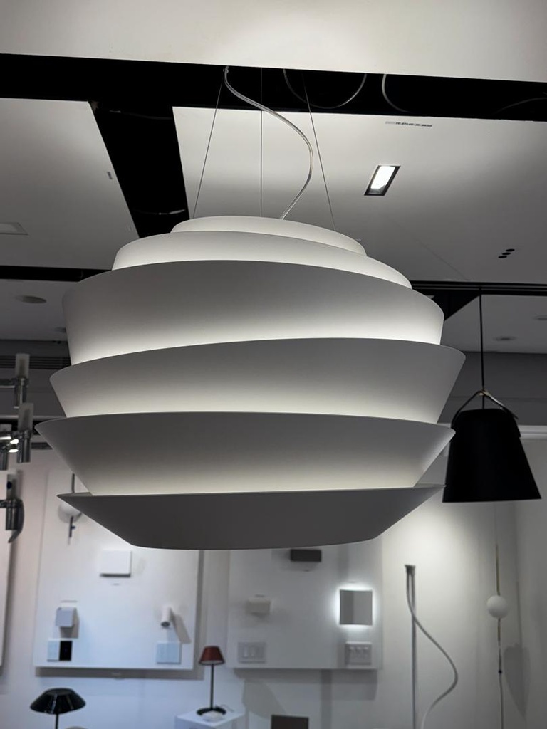 Lámpara colgante Le Soleil blanca