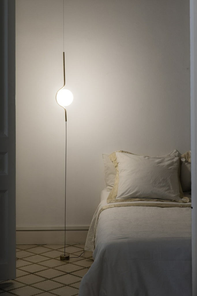 Lámpara de pie/colgante Le Vita dorada led 6W 2700K