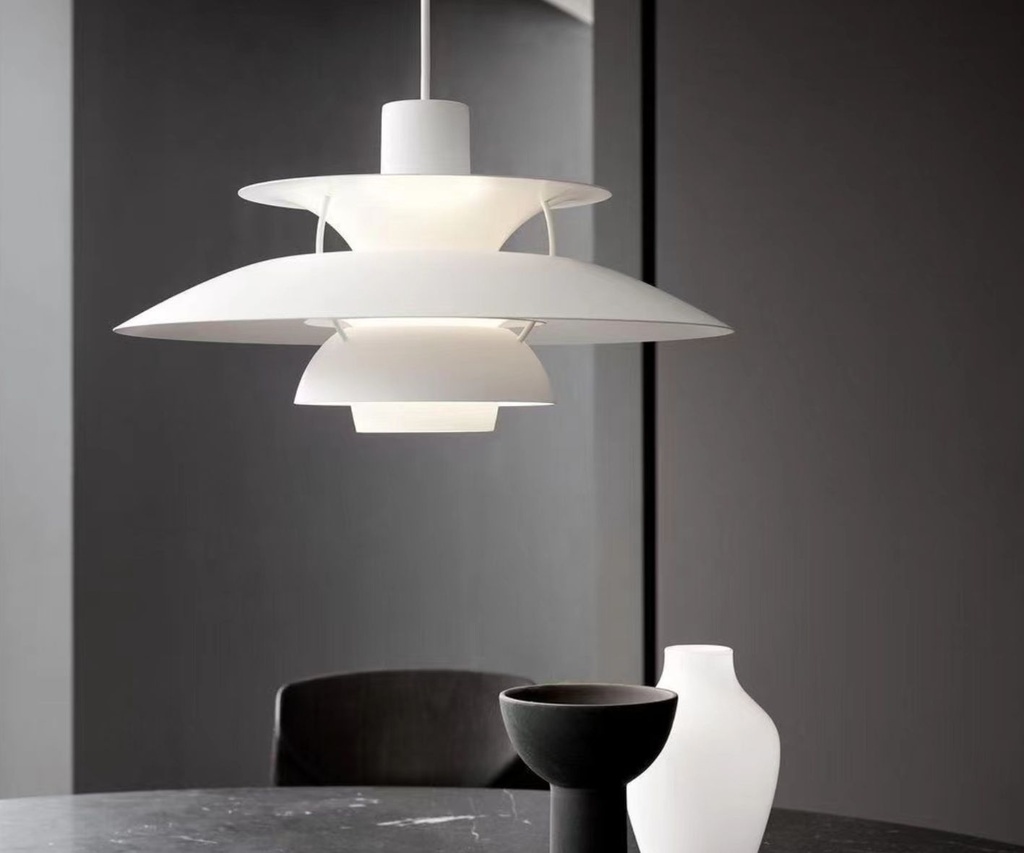 Lámpara colgante aluminio y bronce E27 ø500x260mm   