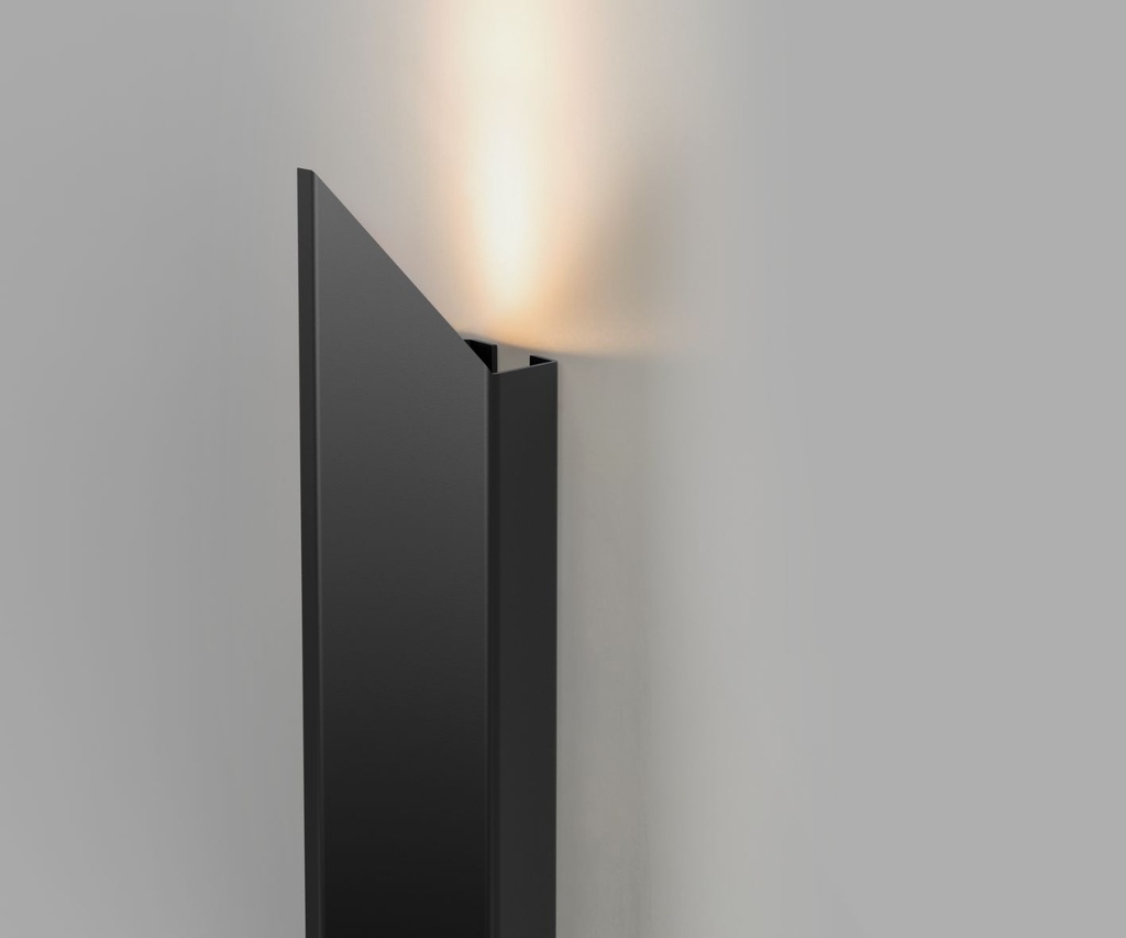 Aplique luz directa-indirecta L71×W55×H325mm led 2x5W 3000K CRI90 120V