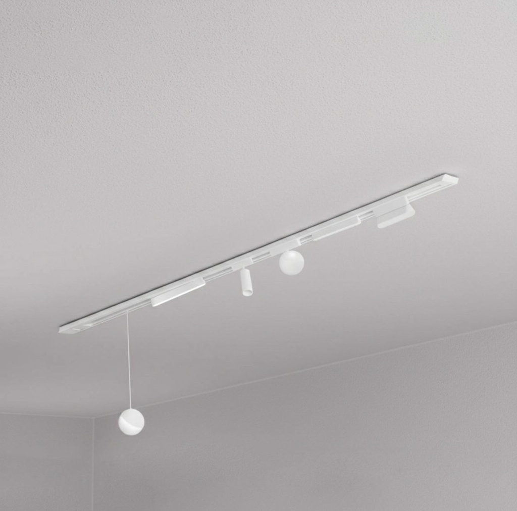 Riel Magnético Superficial Plano