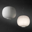 Lámpara colgante Tartan blanca