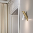 Aplique Tubes grande 2700K blanca y dorada 110-240V