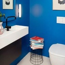 Aplique IP44 difusor opal rectangular L=600mm 120V 12W 3000K