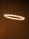 Lámpara colgante Halo Jewel dorada 3000K,1-10V