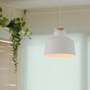 Lámpara colgante Nube Ø300mm E27 blanca