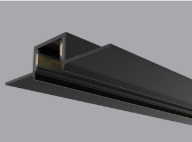 Riel mini 19mm empotrado magnético 48V (B)