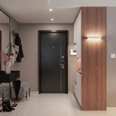 Aplique IP44 luz directa e indirecta 350x205x35mm 120V 17W 3000K