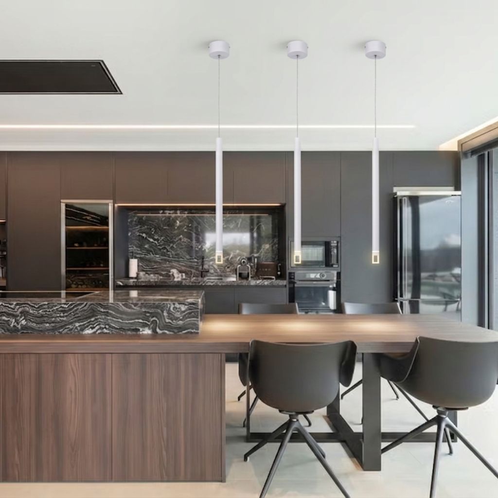 Lámpara colgante Stella cilíndrica led 7W 3000K