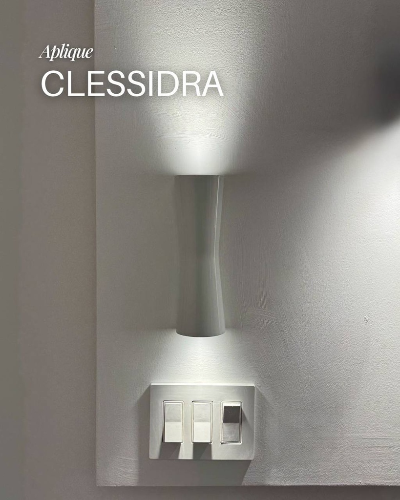 Aplique Clessidra 40° blanco