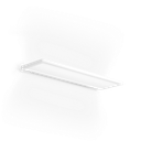 Aplique IP44 luz directa e indirecta 350x205x35mm 120V 17W 3000K