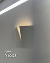 Aplique empotrable en pared "yeso" 35x30x16.7cm con sócate E27