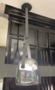 Lámpara colgante led 19W 3000K 120V on-off Gris 500x90x2000mm