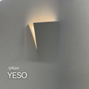 Aplique empotrable en pared "yeso" 35x30x16.7cm con sócate E27