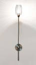 Aplique Damasco grande transparente 1x75W G9