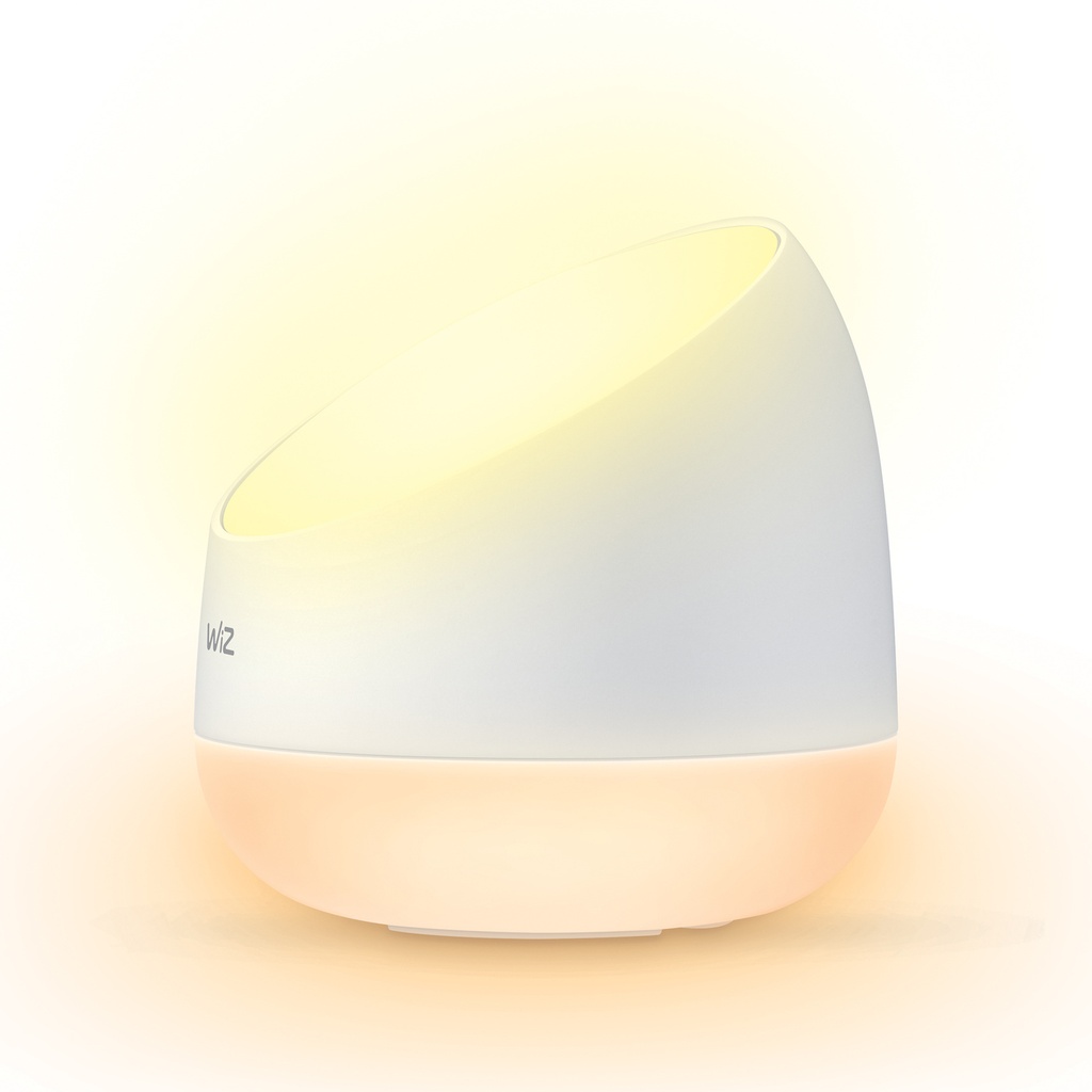 Lámpara de mesa portátil Wiz Squire/Luz cálida a fría y colores controlable por Wi-Fi