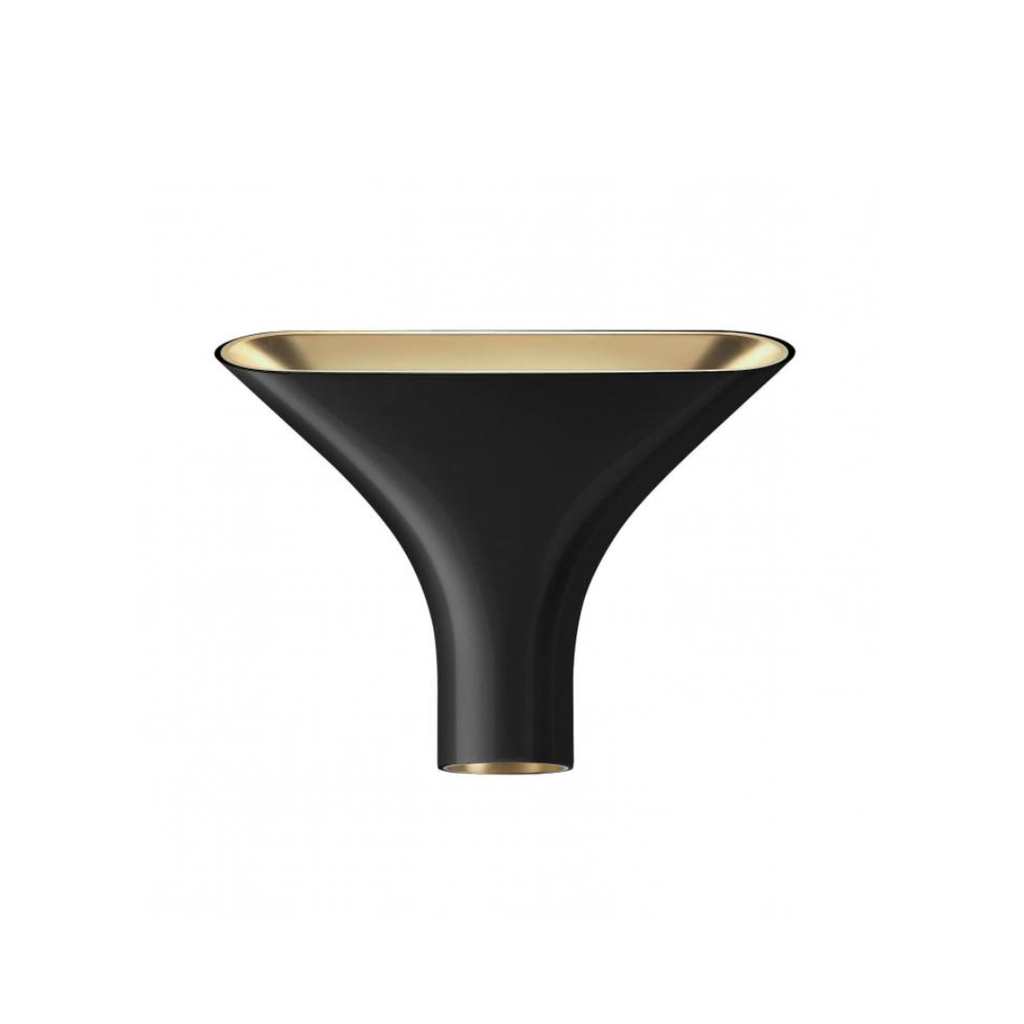 Aplique Tau negro-oro R7s 1x100W