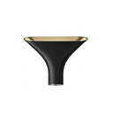 Aplique Tau negro-oro R7s 1x100W