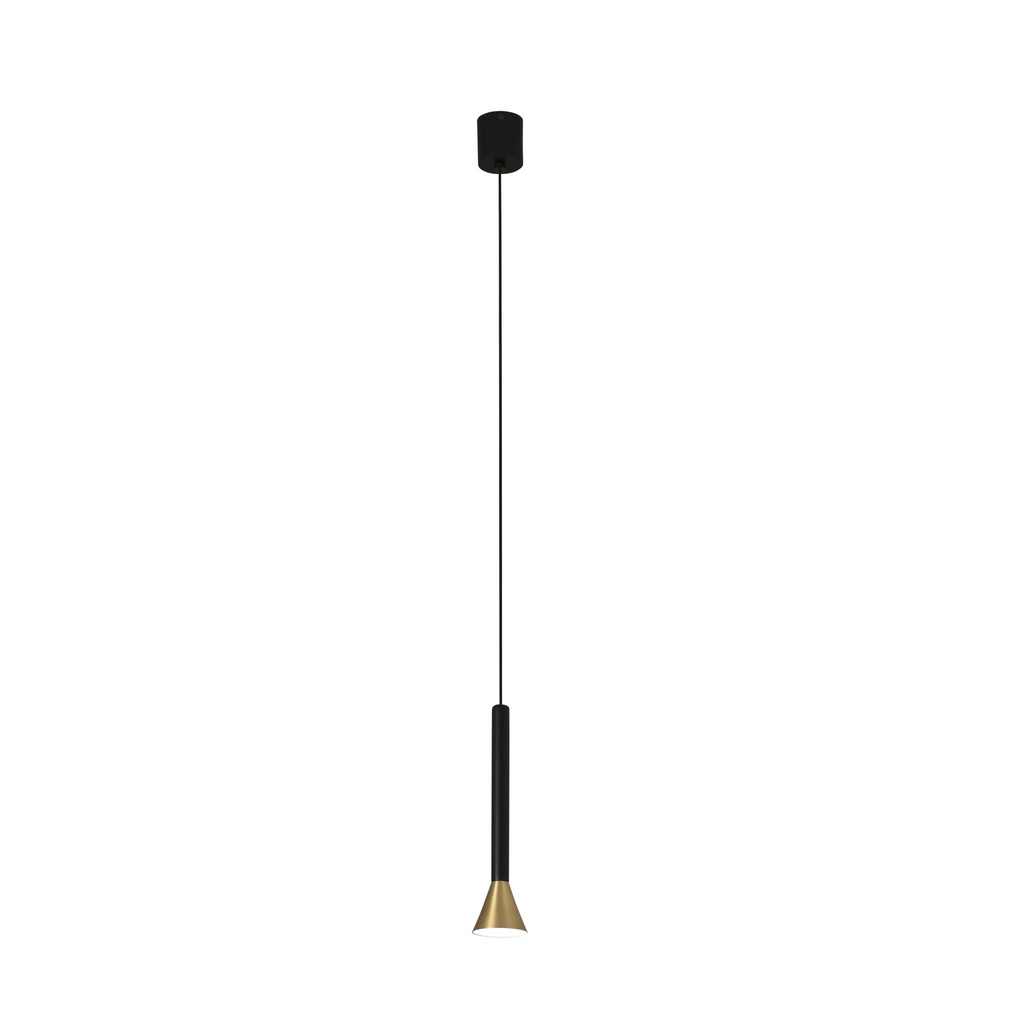 Lámpara colgante Danka oro satinado led 6W 3000K