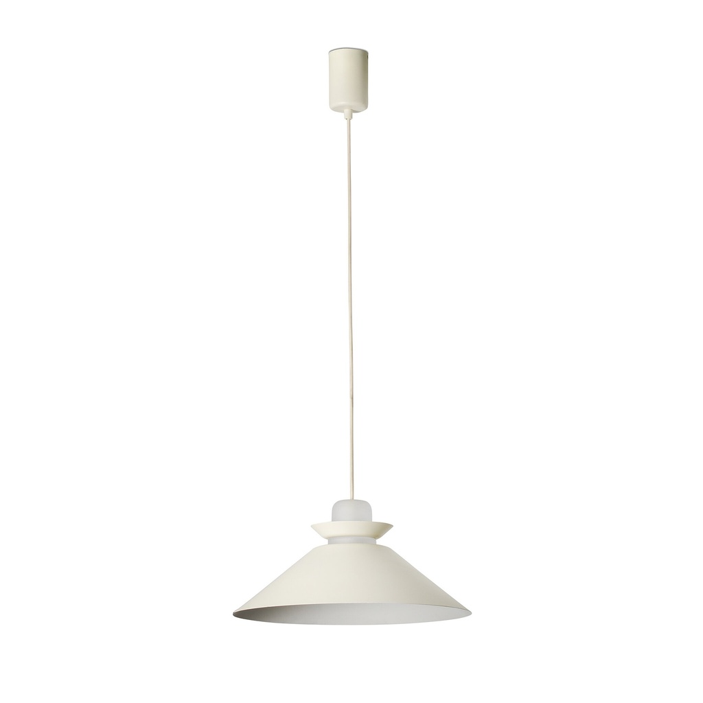 Lámpara colgante Naos Beige Ø233 1xE27