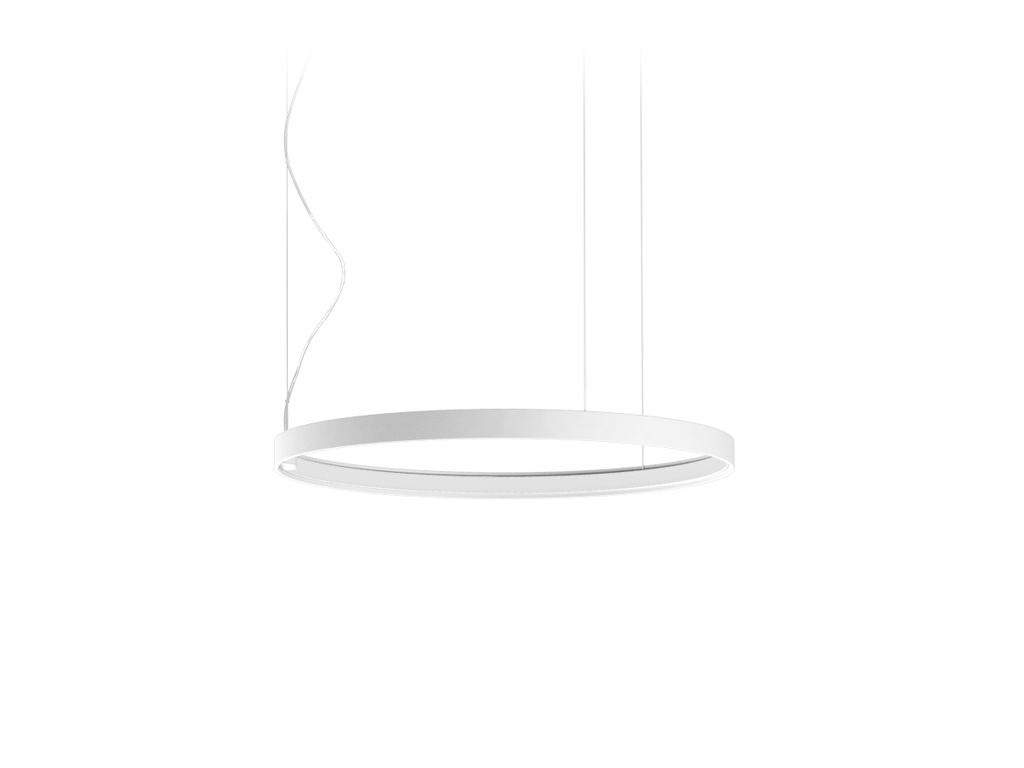 Lámpara colgante Zero Round D=50mm blanco Led 25W 2700K