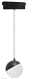 Globo 10W para riel magnético 15mm M15 48V CRI90 60° M15-BL2