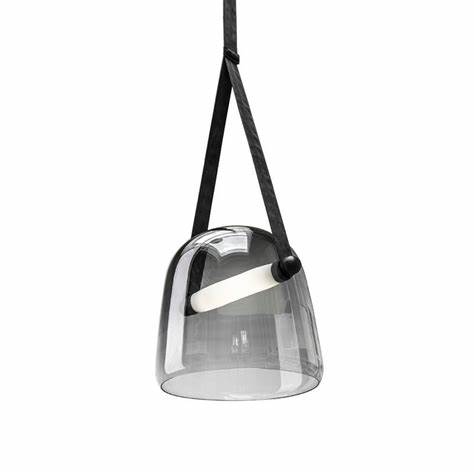 Lámpara colgante NORDIC led 19W 3000K 120V on-off Gris 500x90x2000mm