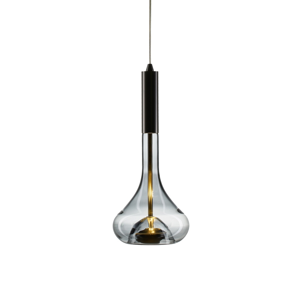 Lámpara colgante Bell pequeña 1x4W 3000K 120V on-off  φ20*H200cm（cuerpo H=49cm