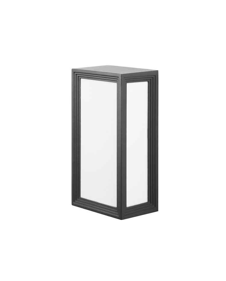 Aplique Thomas IP44 E27 gris urbano