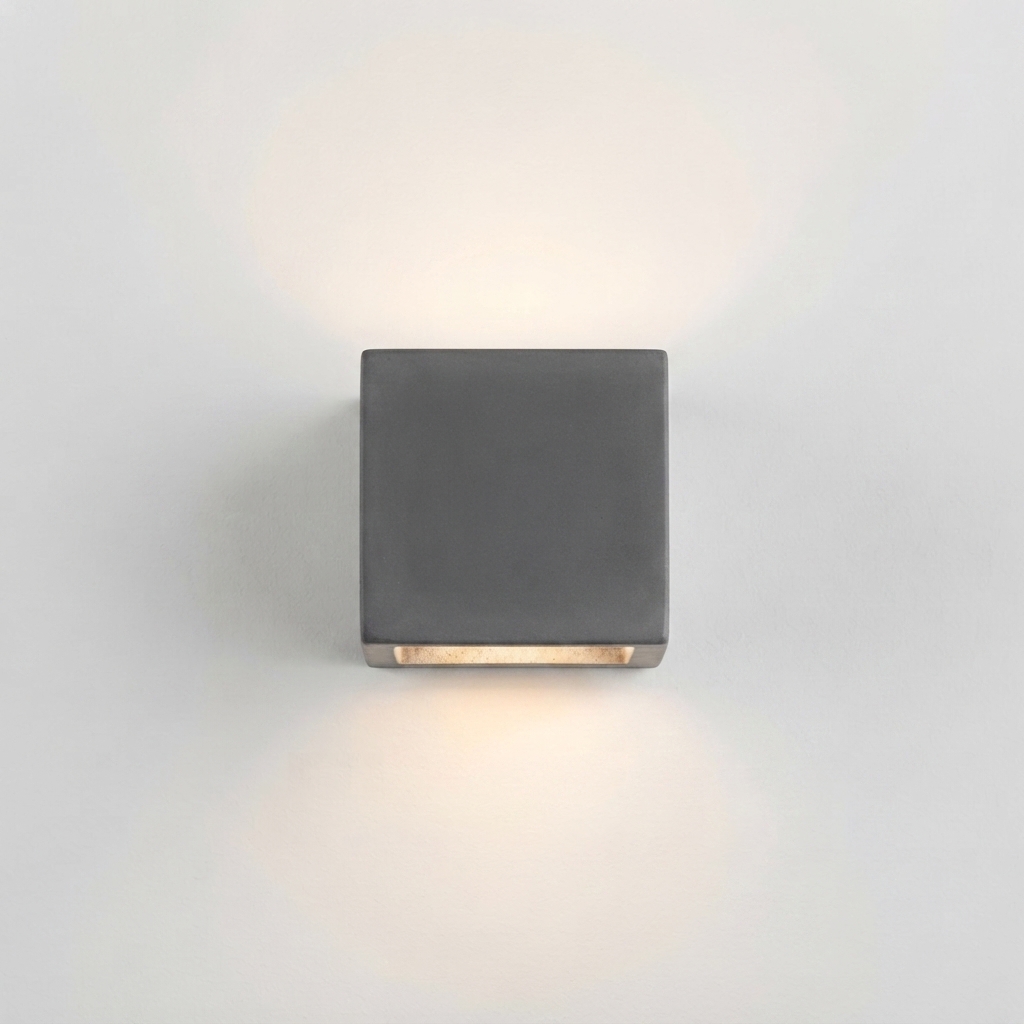 Aplique de cemento IP54 led 2x5W 3000K CRI80 12x11.2x12cm