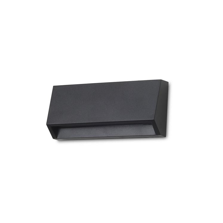 Aplique IP65 Grove Opaque Rectangular Short Led 1.4W 4000K Negro IP65