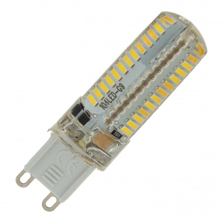 Bombillo Bi-Pin Led G9 120V 5W 3000K mate atenuable PLT