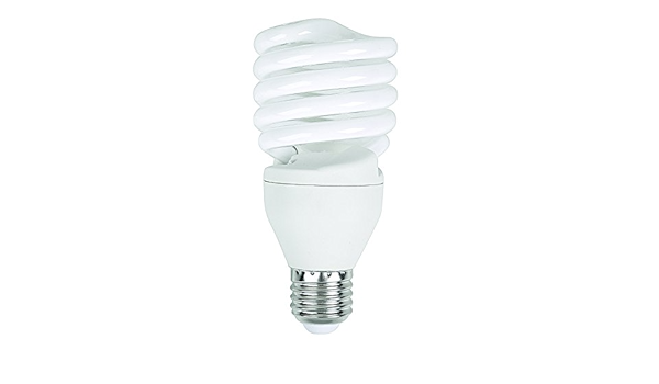 Bombillo fluorescente E27 26W espiral 2700°K