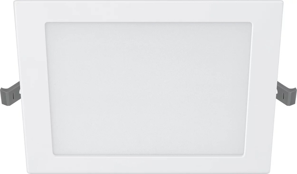 Luminaria LED Panel cuadrado empotrada 18W 110/240 8" 1300lm 25000hrs