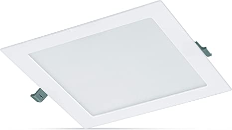 Luminaria LED Panel cuadrado empotrada 6W 110/240 4" 400lm 25000hrs