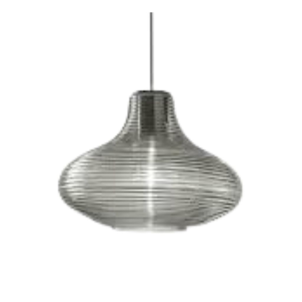 Lámpara colgante Emma sin rosetón estructura negra