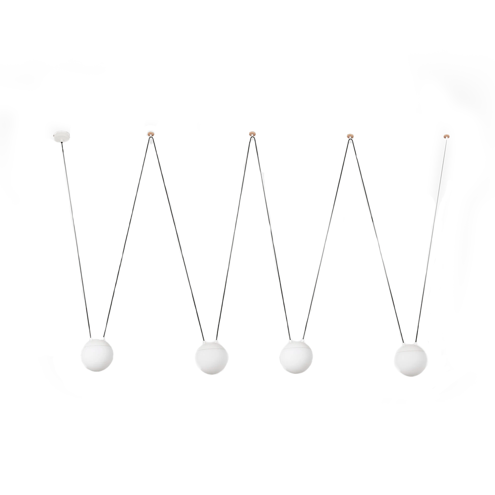 Lámpara colgante Mine Space 4xE27 40W