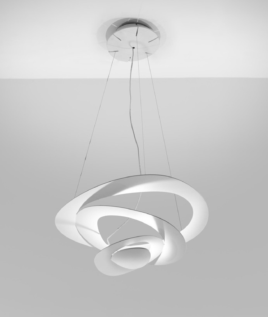 Lámpara colgante Pirce blanca led 120-277V