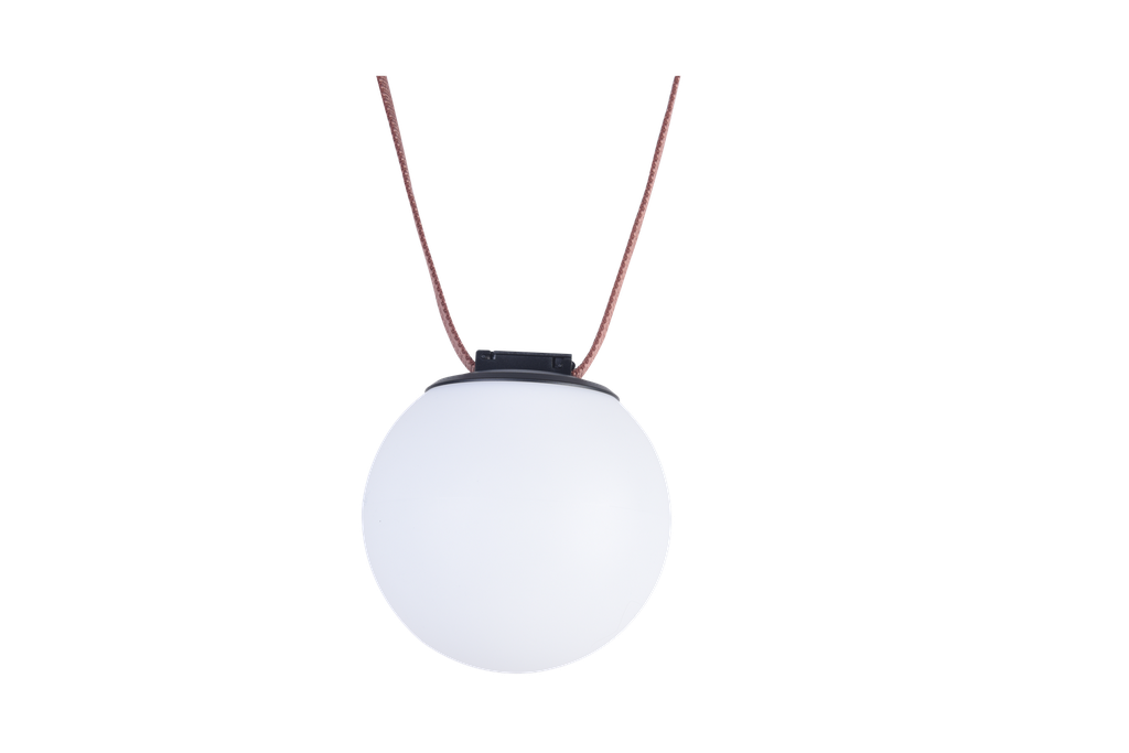 Lámpara colgante globo para belt system M4 48V 8W CRI90 120° F108-M4