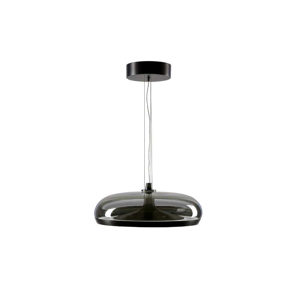 Lámpara colgante IGLOO led 19W 3000K 120V on-off  Gris ø450x170x2000mm
